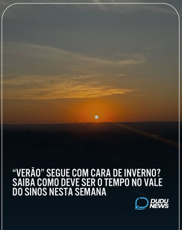 verão com cara de inverno