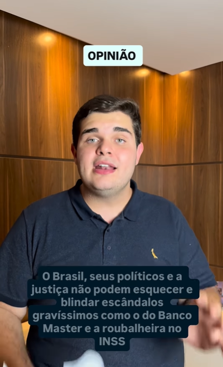 o brasil, seus políticos e a justiça não podem esquecer escândalos gravíssimos como o do banco master e a roubalheira no inss
